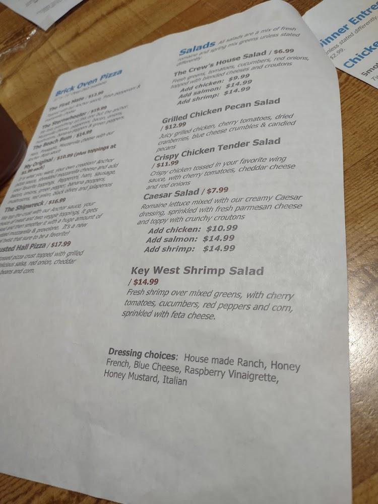 The Lost Anchor Menu image 3